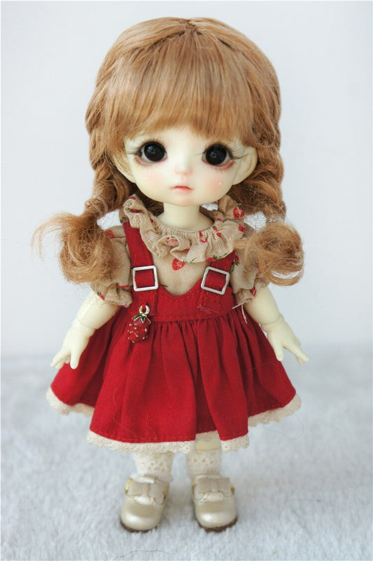 BJD Doll Wig, Synthetic mohair doll wig for 1/12 1/8 1/6 doll Size 4-5inch 5-6inch 6-7inch