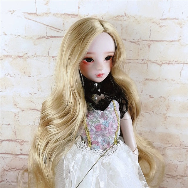 Bjd Doll Wig, SD,  Long  Wavy Hair High,  Many Colors, Size 1/3 1/4 1/6 1/8