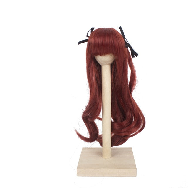 BJD Doll Wig, SD, 1/3 1/4, DIY wig 2 colors ponytail