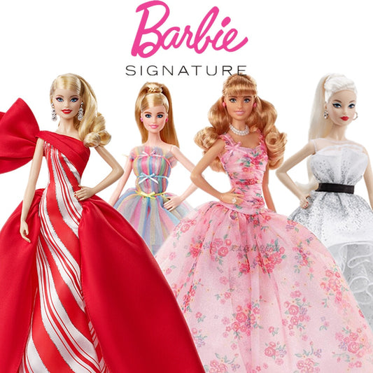 Original Barbie Dolls Barbie Collector 60th Anniversary Celebration Collection Edition Birthday Wishes Dolls Girls Birthday Gift