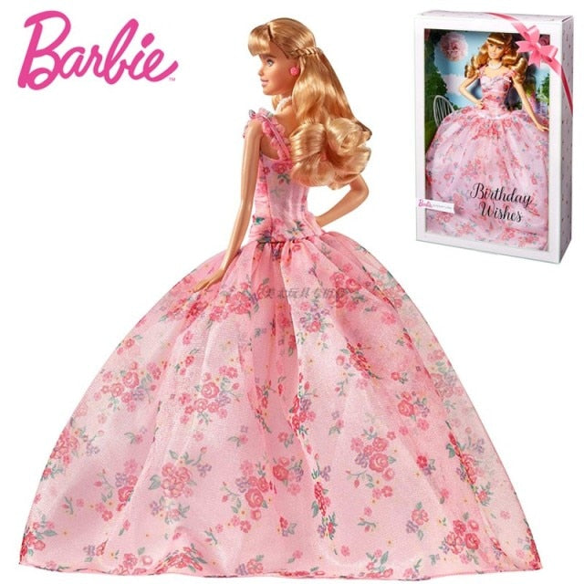 Original Barbie Dolls Barbie Collector 60th Anniversary Celebration Collection Edition Birthday Wishes Dolls Girls Birthday Gift