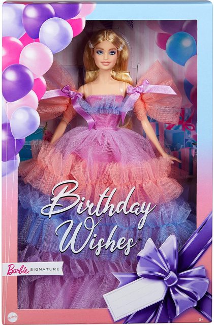 Original Barbie Dolls New Birthday Wishes Collector&#39;s Edition Dolls Toys Girls Birthday Gift Toy
