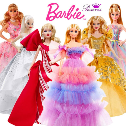 Original Barbie Signature Dolls Anniversary Classic Toys Limited Collection Fashion Dolls for Kids Girl Birthday Gift GHT54