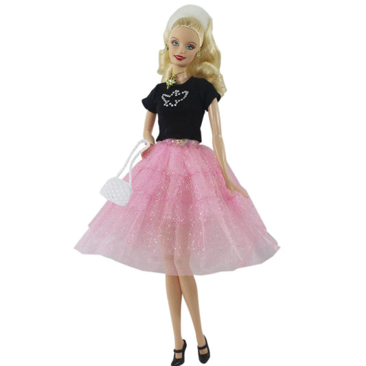 Princess Dress Set for Barbie Blyth 1/6 MH CD FR SD Kurhn BJD Doll Clothes Accessories
