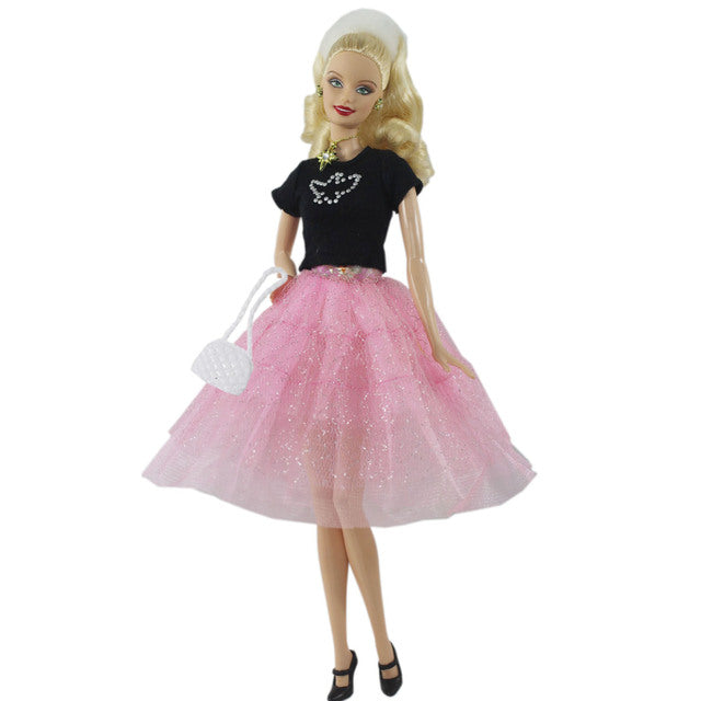Princess Dress Set for Barbie Blyth 1/6 MH CD FR SD Kurhn BJD Doll Clothes Accessories