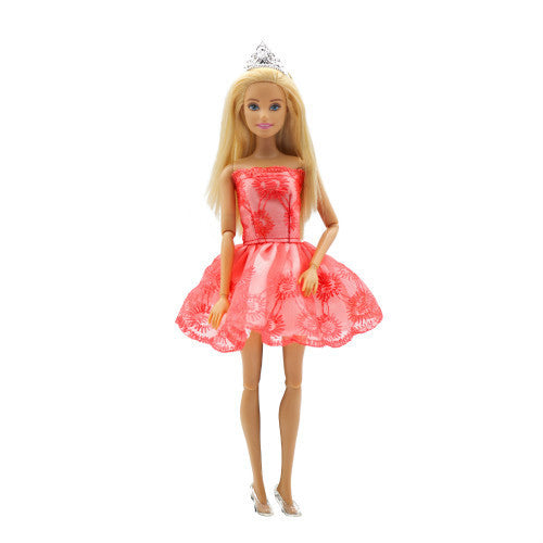 Princess Dress for Barbie Blyth 1/6 MH CD FR SD Kurhn BJD Doll Clothes Accessories