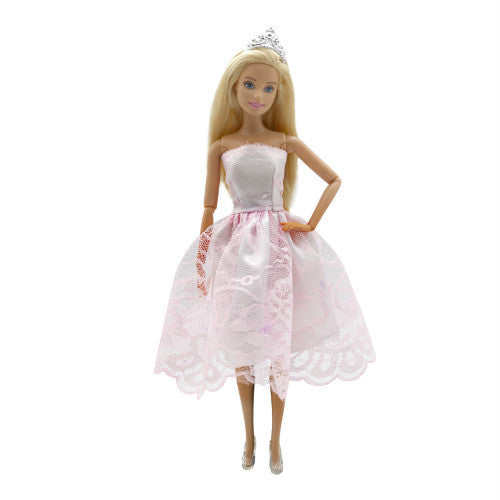 Princess Dress for Barbie Blyth 1/6 MH CD FR SD Kurhn BJD Doll Clothes Accessories