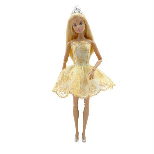 Princess Dress for Barbie Blyth 1/6 MH CD FR SD Kurhn BJD Doll Clothes Accessories