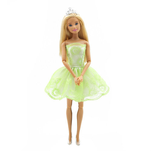Princess Dress for Barbie Blyth 1/6 MH CD FR SD Kurhn BJD Doll Clothes Accessories