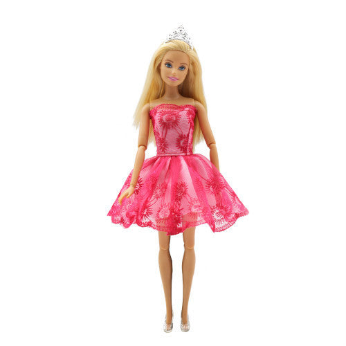Princess Dress for Barbie Blyth 1/6 MH CD FR SD Kurhn BJD Doll Clothes Accessories