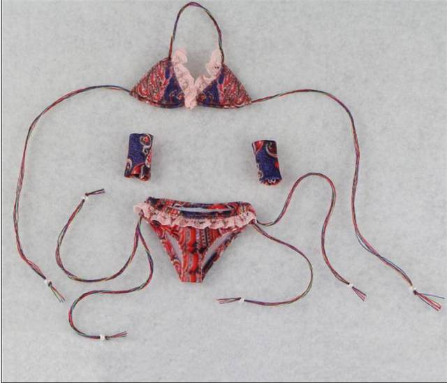 1/6 Scale Underwear Sexy Bikini Swimsuit Clothing Set for Cy Girls Hot- Toys Kumik P-hicen TTL BBI Female Figure