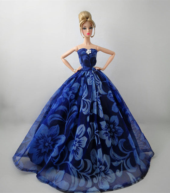 1/6 BJD Clothes For Barbie Clothes Fashion Wedding Dress For Barbie Doll Outfits Party Gown 11.5