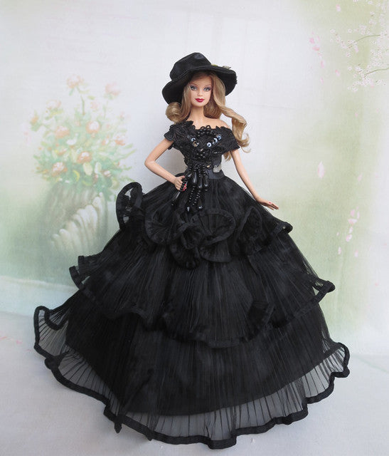 1/6 BJD Clothes For Barbie Clothes Fashion Wedding Dress For Barbie Doll Outfits Party Gown 11.5