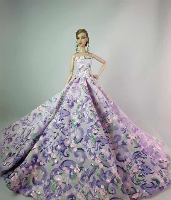 1/6 BJD Clothes For Barbie Clothes Fashion Wedding Dress For Barbie Doll Outfits Party Gown 11.5