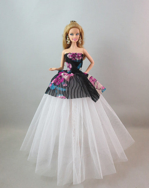 1/6 BJD Clothes For Barbie Clothes Fashion Wedding Dress For Barbie Doll Outfits Party Gown 11.5