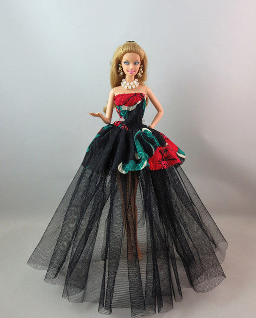 1/6 BJD Clothes For Barbie Clothes Fashion Wedding Dress For Barbie Doll Outfits Party Gown 11.5