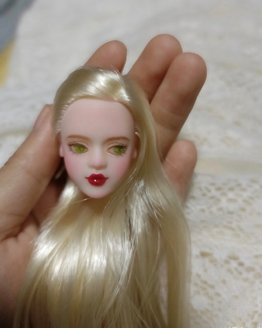 30cm Original FR kissmela head FR doll heads Fashion license head quality doll heads girls Dressing DIY toy parts