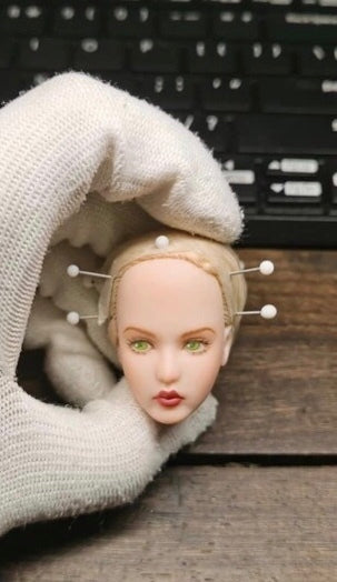 30cm Original FR kissmela head FR doll heads Fashion license head quality doll heads girls Dressing DIY toy parts