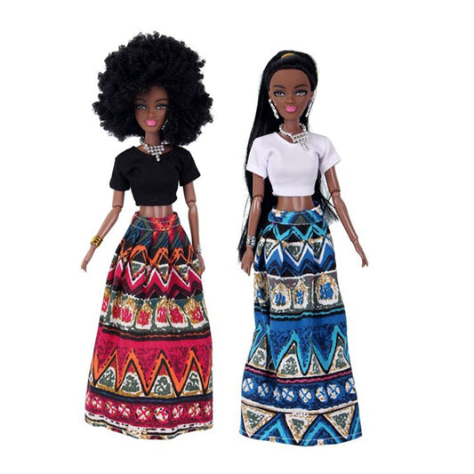 BJD Doll with Black Hair (11in 30cm)