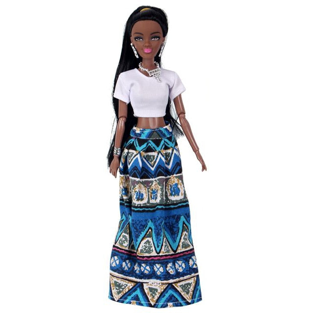 BJD Doll with Black Hair (11in 30cm)