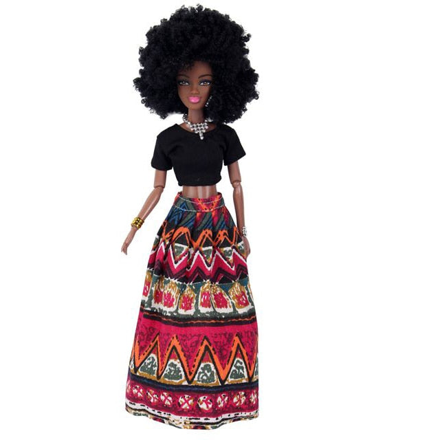 BJD Doll with Black Hair (11in 30cm)